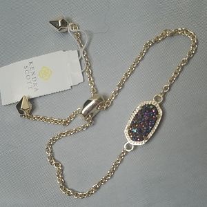 Kendra Scott Elaina gld 979 druzy NWT